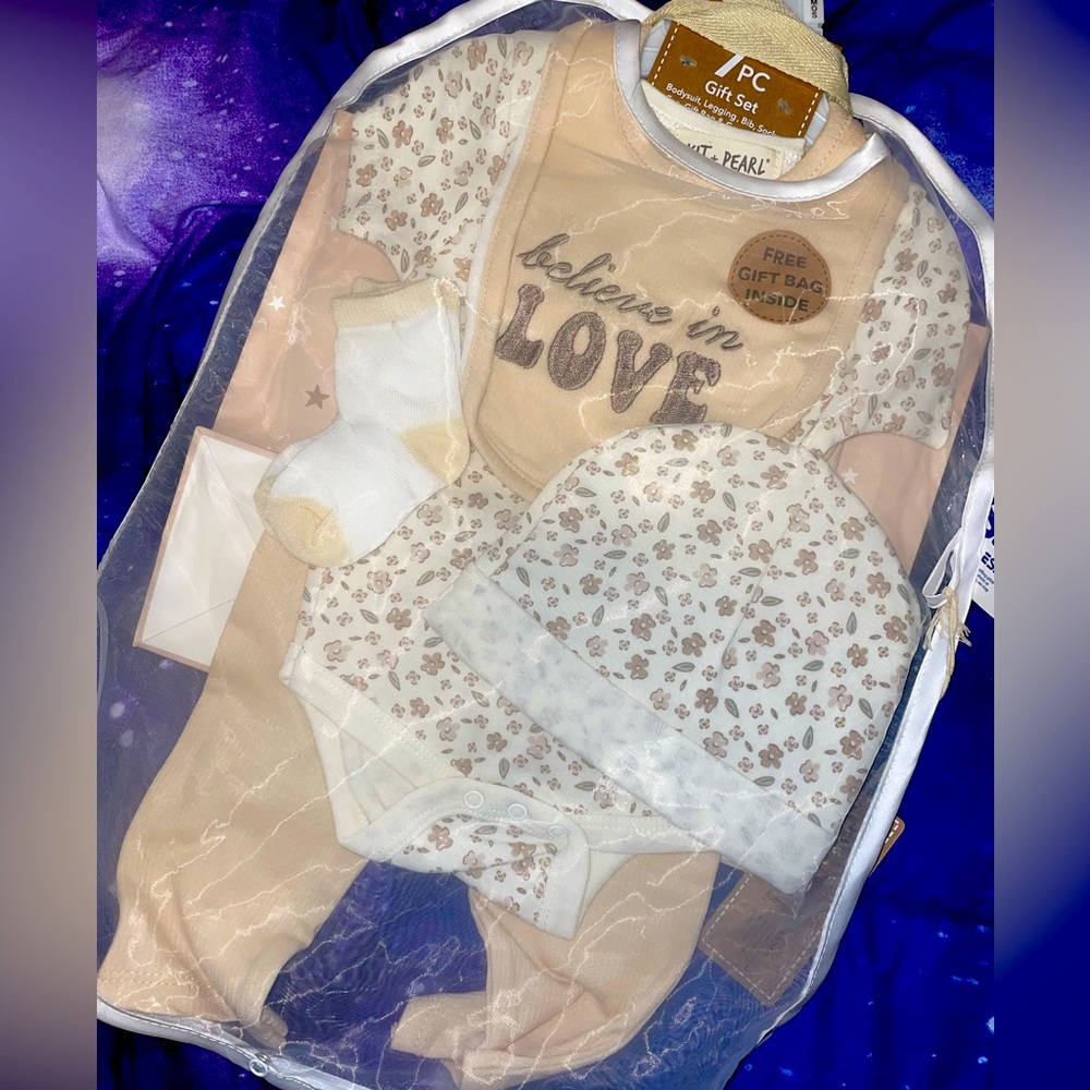 Baby Clothes:Kit+Pearl 7PC Gift Set